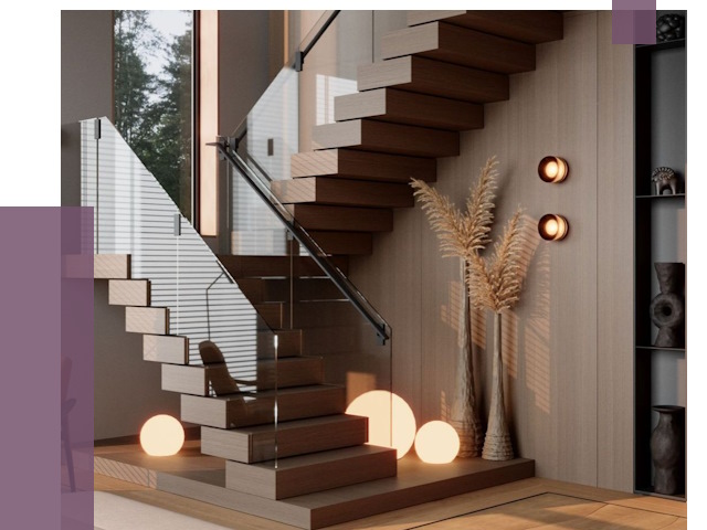 Изготовление и монтаж лестниц в Краснокамске от 86165 руб. | ПРОЛЁТ-Кнм