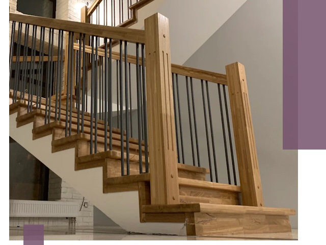 Реставрация деревянных и металлических лестниц в Краснокамске