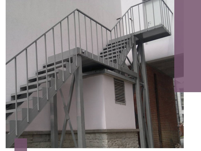 Монтаж пожарных лестниц под ключ в Краснокамске с гарантией качества