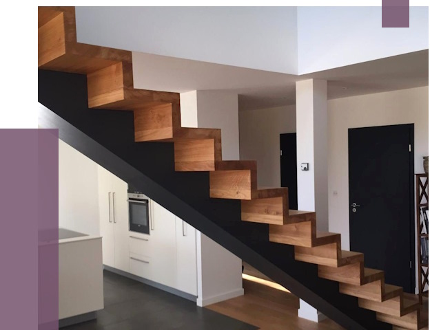 Изготовление деревянных лестниц в Краснокамске от 86165 руб. | ПРОЛЁТ-Кнм