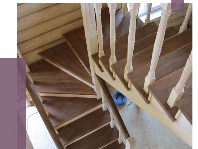 Реставрация деревянных лестниц в Краснокамске от 4258 руб.