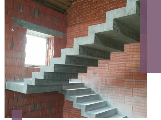 Бетонные лестницы под ключ в Краснокамске: монтаж, демонтаж, ремонт