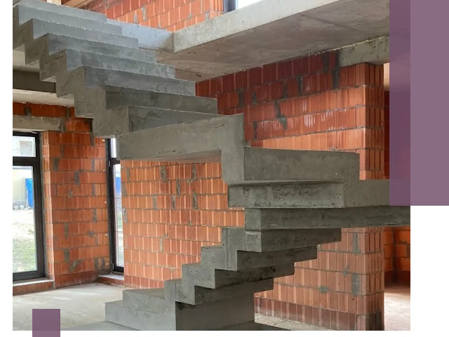 Изготовление бетонных лестниц под ключ в Краснокамске