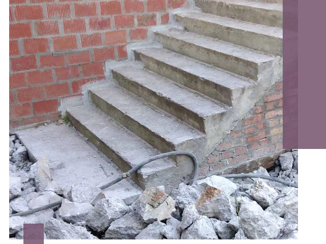 Демонтаж бетонных лестниц в Краснокамске: быстро и безопасно