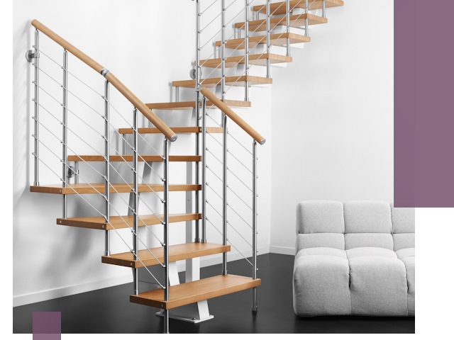 Модульные лестницы под ключ в Краснокамске — монтаж и изготовление