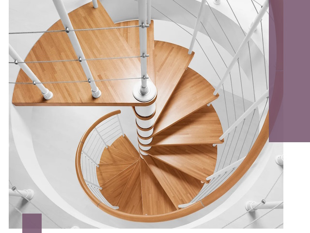 Изготовление винтовых лестниц под ключ в Краснокамске