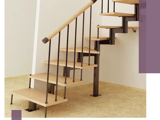 Монтаж лестниц на больцах в Краснокамске — быстро и надежно