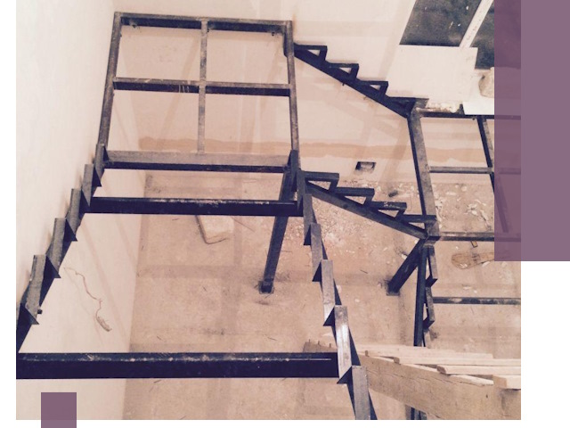 Монтаж лестниц на металлокаркасе в Краснокамске быстро и качественно