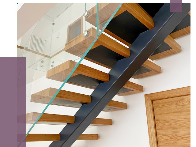 Лестницы на монокосоуре в Краснокамске от 18753 руб. под ключ | ПРОЛЁТ-Кнм