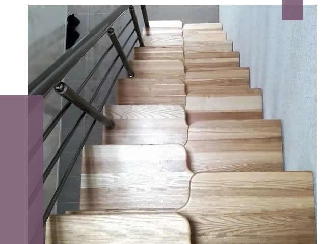 Лестницы гусиный шаг в Краснокамске от 12925 руб. под ключ | ПРОЛЁТ-Кнм