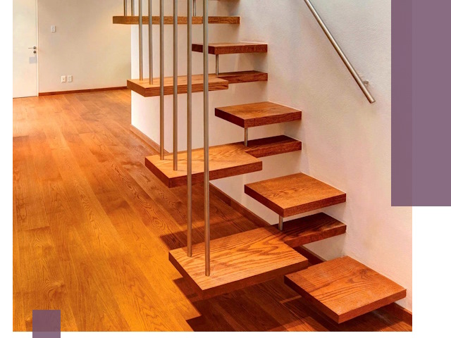 Лестницы «гусиный шаг» на заказ в Краснокамске для узких пространств