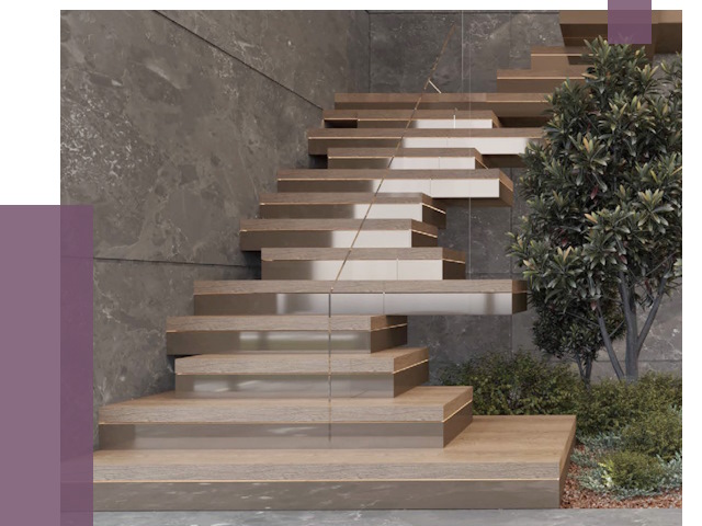 Современные лестницы в Краснокамске от 13685 руб. | ПРОЛЁТ-Кнм