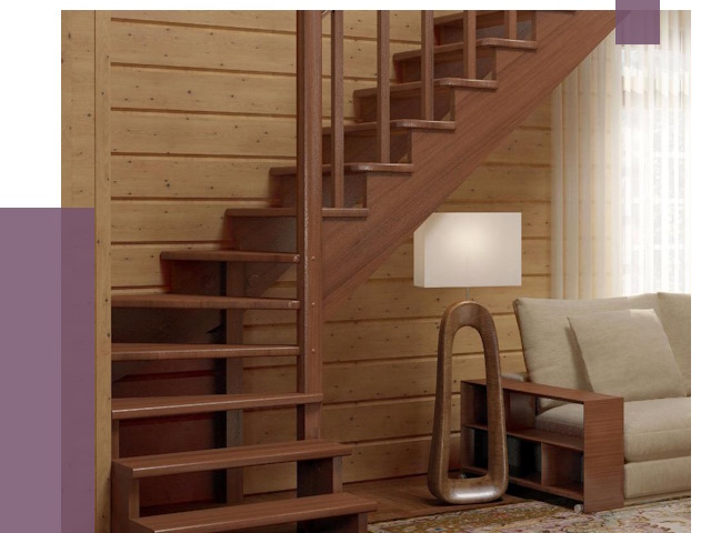 Лестницы эконом класса в Краснокамске от 18095 руб. бюджетные решения