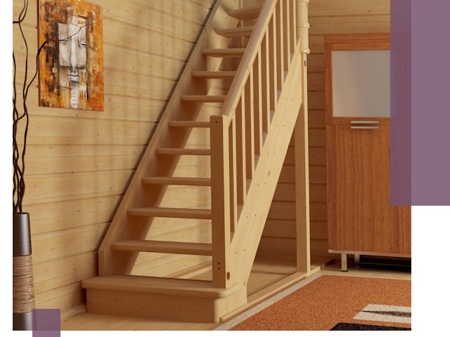 Лестницы эконом класса под ключ в Краснокамске — недорого и быстро