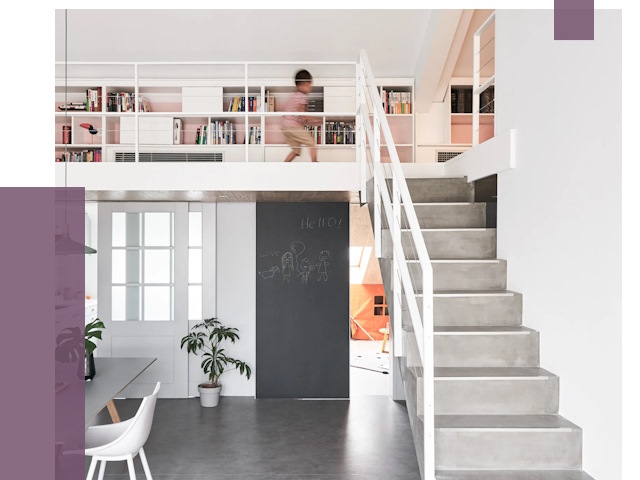 Лестницы для двухуровневой квартиры в Краснокамске от 174863 руб. | ПРОЛЁТ-Кнм