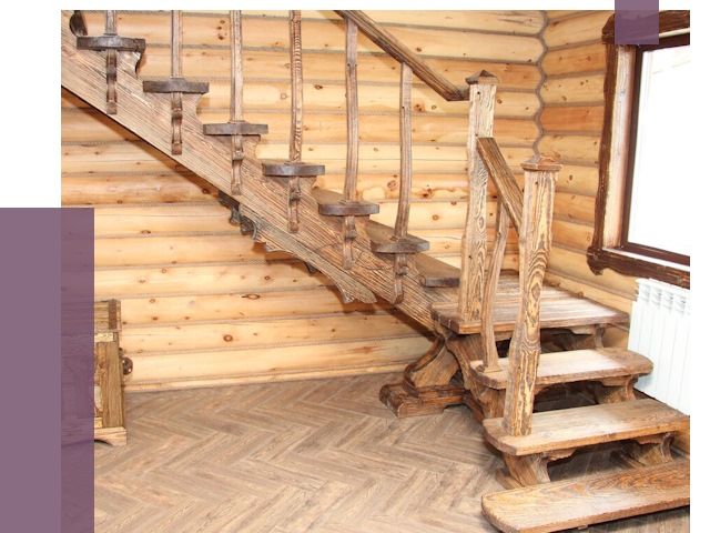 Лестницы в баню в Краснокамске от 18956 руб. — изготовление | ПРОЛЁТ-Кнм