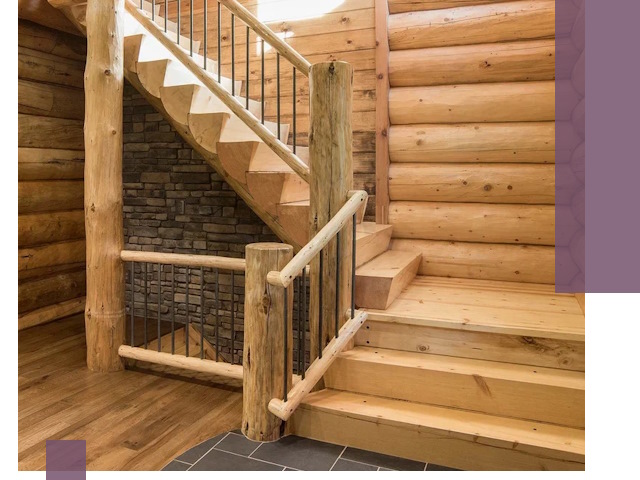 Лестницы в баню под заказ и профессиональный монтаж в Краснокамске