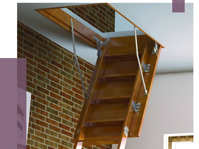 Установка чердачной лестницы в Краснокамске от 7755 руб. | ПРОЛЁТ-Кнм