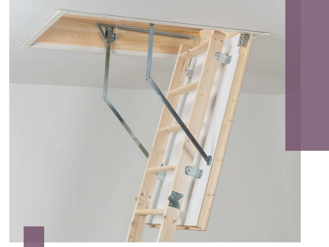 Установка чердачной лестницы под ключ в Краснокамске