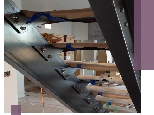 Усиление лестничных конструкций и усиление опор в Краснокамске