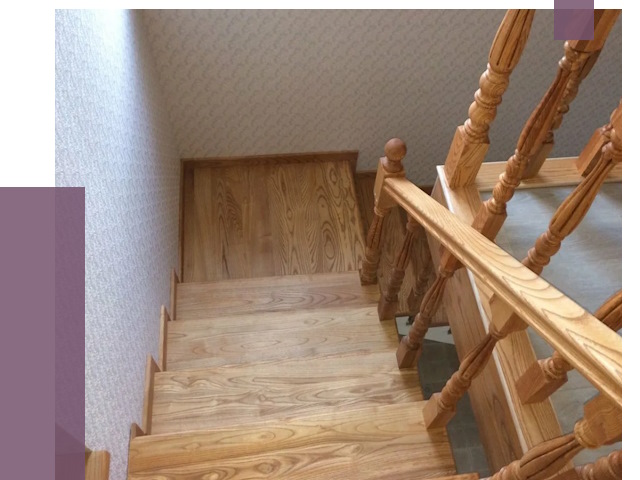 Сосновые лестницы в Краснокамске под ключ от 8008 руб.  | ПРОЛЁТ-Кнм