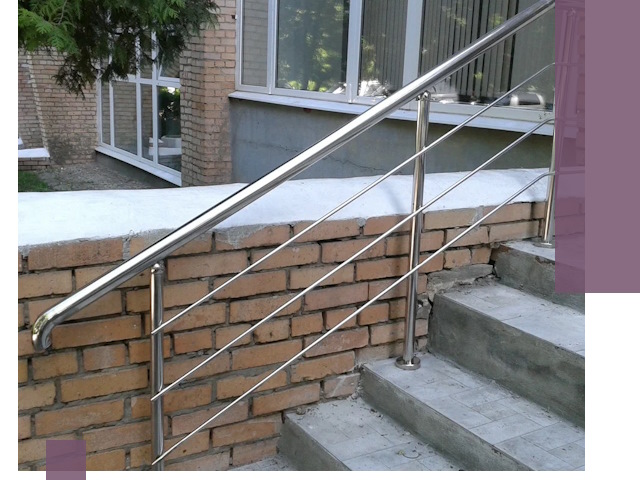 Перила из нержавеющей стали высокого качества в Краснокамске