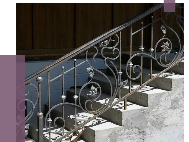 Кованые перила в Краснокамске от 8616 руб. под ключ — качество от ПРОЛЁТ-Кнм