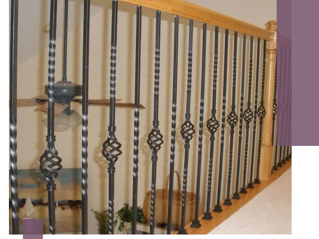 Изготовление и монтаж кованных перил в Краснокамске под ключ