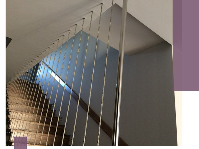 Тросовые перила под ключ в Краснокамске — производство и монтаж