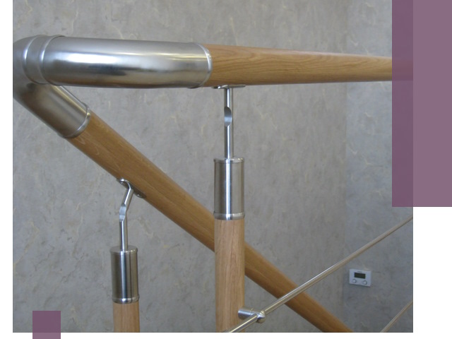 Комбинированные перила на заказ в Краснокамске — монтаж и производство