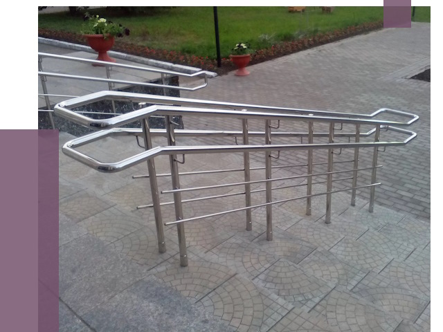 Перила для инвалидов в Краснокамске от 7522 руб. под ключ | ПРОЛЁТ-Кнм