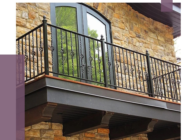 Балконные ограждения в Краснокамске от 7958 руб. — купить | ПРОЛЁТ-Кнм