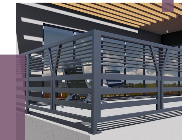 Изготовление балконных ограждений в Краснокамске от 10644 руб. | ПРОЛЁТ-Кнм