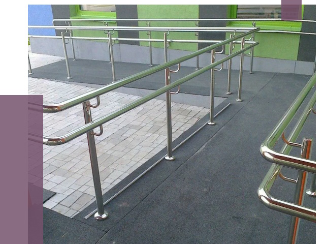 Ограждения пандусов в Краснокамске от 4308 руб. монтаж | ПРОЛЁТ-Кнм