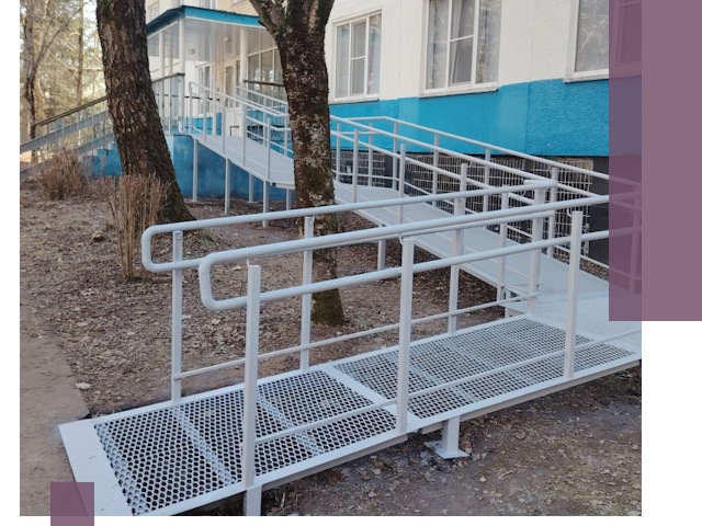 Пандусы под ключ в Краснокамске: изготовление, монтаж и демонтаж