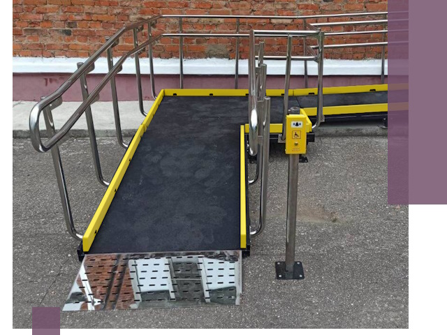 Изготовление наклонных пандусов для инвалидов в Краснокамске