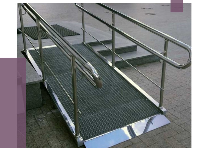 Монтаж пандусов для инвалидов в Краснокамске от 8535 руб. под ключ | ПРОЛЁТ-Кнм