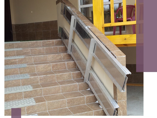 Откидные пандусы под ключ в Краснокамске — монтаж и демонтаж