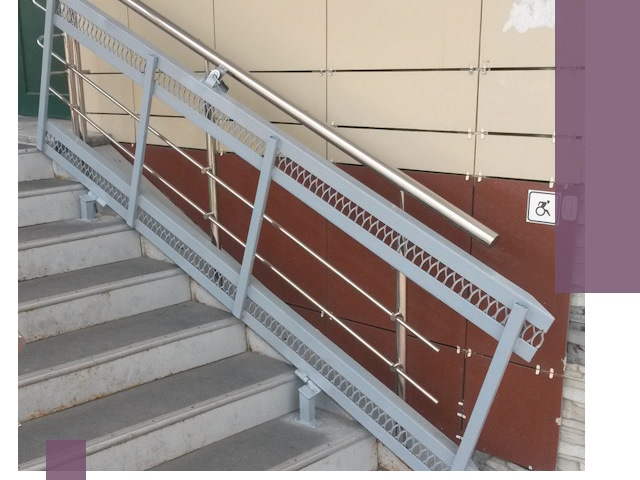 Изготовление откидных пандусов под ключ в Краснокамске