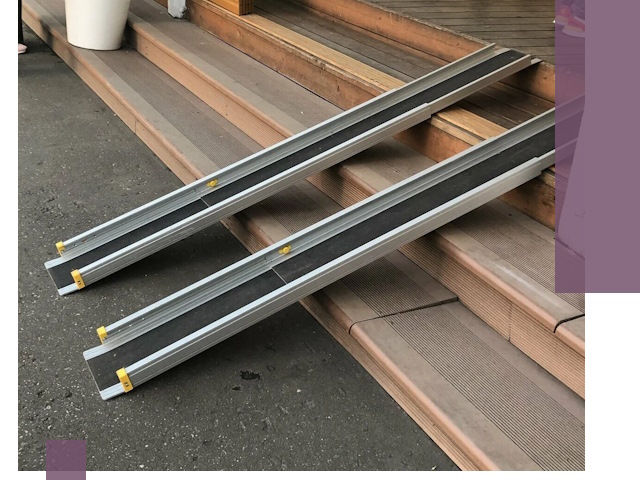 Телескопические пандусы под ключ в Краснокамске — изготовление и монтаж