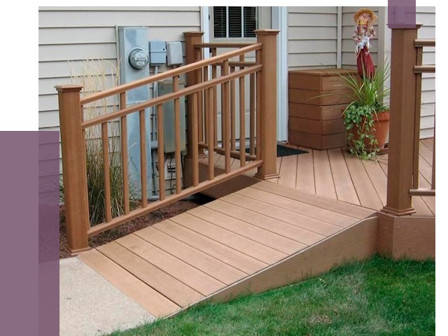 Пандус на крыльцо в Краснокамске под ключ от 7704 руб.