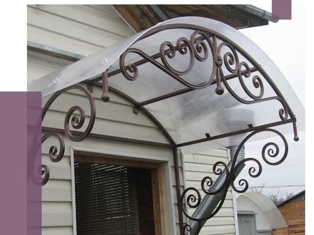 Изготовление козырьков в Краснокамске от 7299 руб. — заказать | ПРОЛЁТ-Кнм