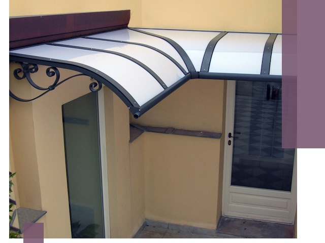 Монтаж козырьков любой сложности в Краснокамске под ключ