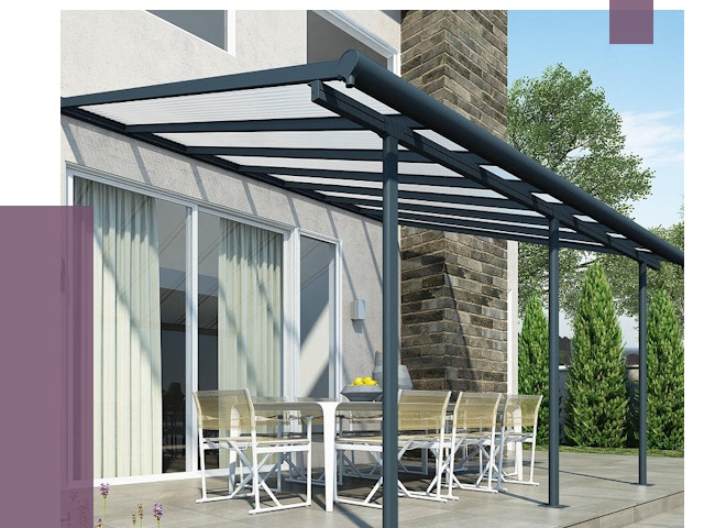 Навесы пристенные в Краснокамске от 9022 руб. — монтаж и установка | ПРОЛЁТ-Кнм