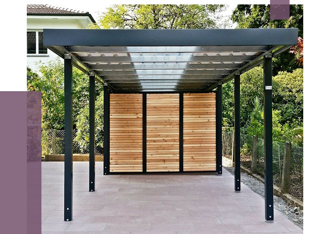 Отдельно стоящие навесы во дворе в Краснокамске от 79575 руб. | ПРОЛЁТ-Кнм