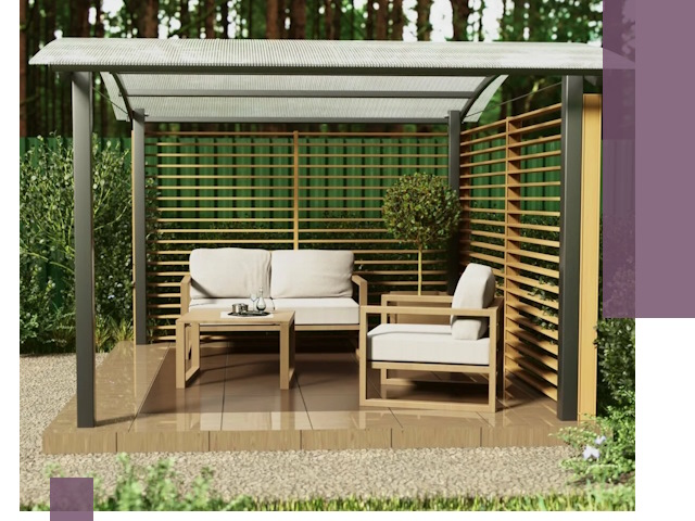 Навесы для дачи в Краснокамске: изготовление, монтаж и демонтаж