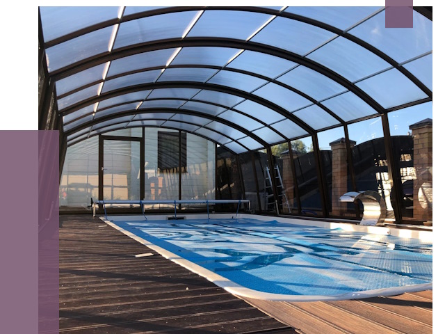 Навесы для бассейна в Краснокамске от 16625 руб. под ключ | ПРОЛЁТ-Кнм