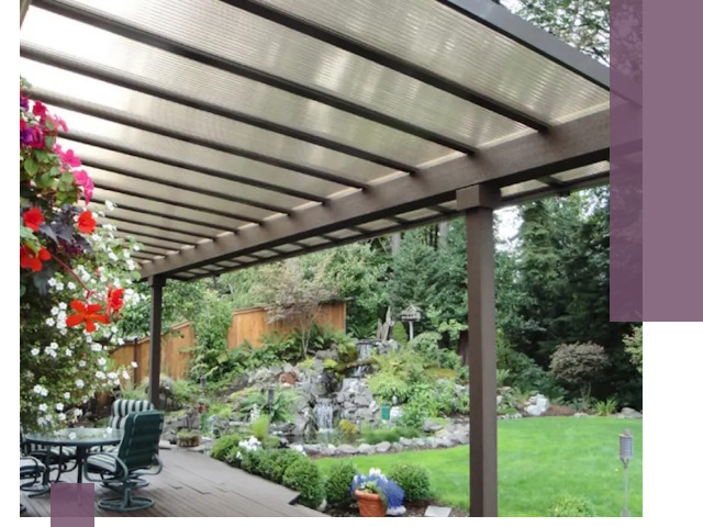 Навесы из поликарбоната под ключ в Краснокамске быстро и надёжно