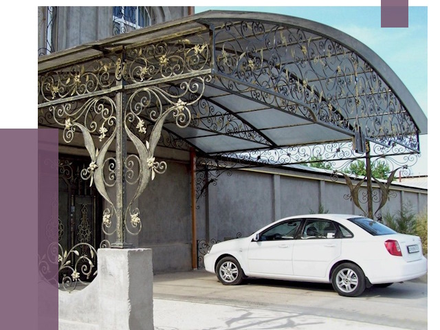Кованые навесы в Краснокамске от 14445 руб. | ПРОЛЁТ-Кнм