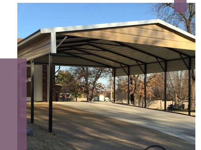 Двускатные навесы в Краснокамске от 7958 руб.  | ПРОЛЁТ-Кнм